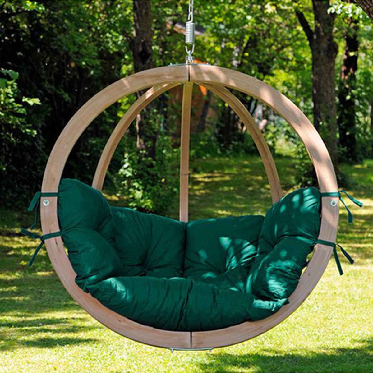 Hängesessel 'Globo Chair' - terracotta | B 121 x H 118 x T 69 | Fichtenholz