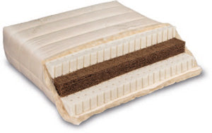 Naturlatex-Rosshaarmatratze-Kokoslatex  'Natura One Special' -16 cm 90x200 medium halbleinen-stepp