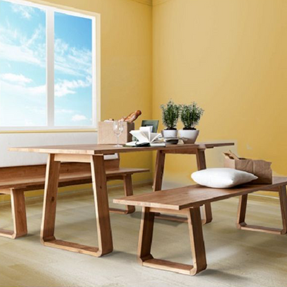 Schöne Vollholzbank 'Look' - ohne Rückenlehne 100x46x47 Zirbe natur