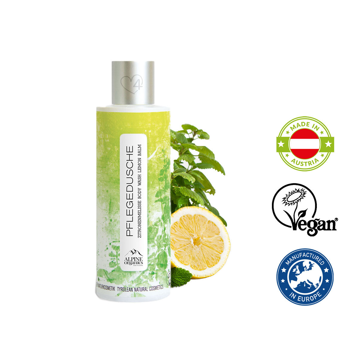 Pflegedusche Holunder 200 ml 'Alpine Organics' - gefertigt in Österreich