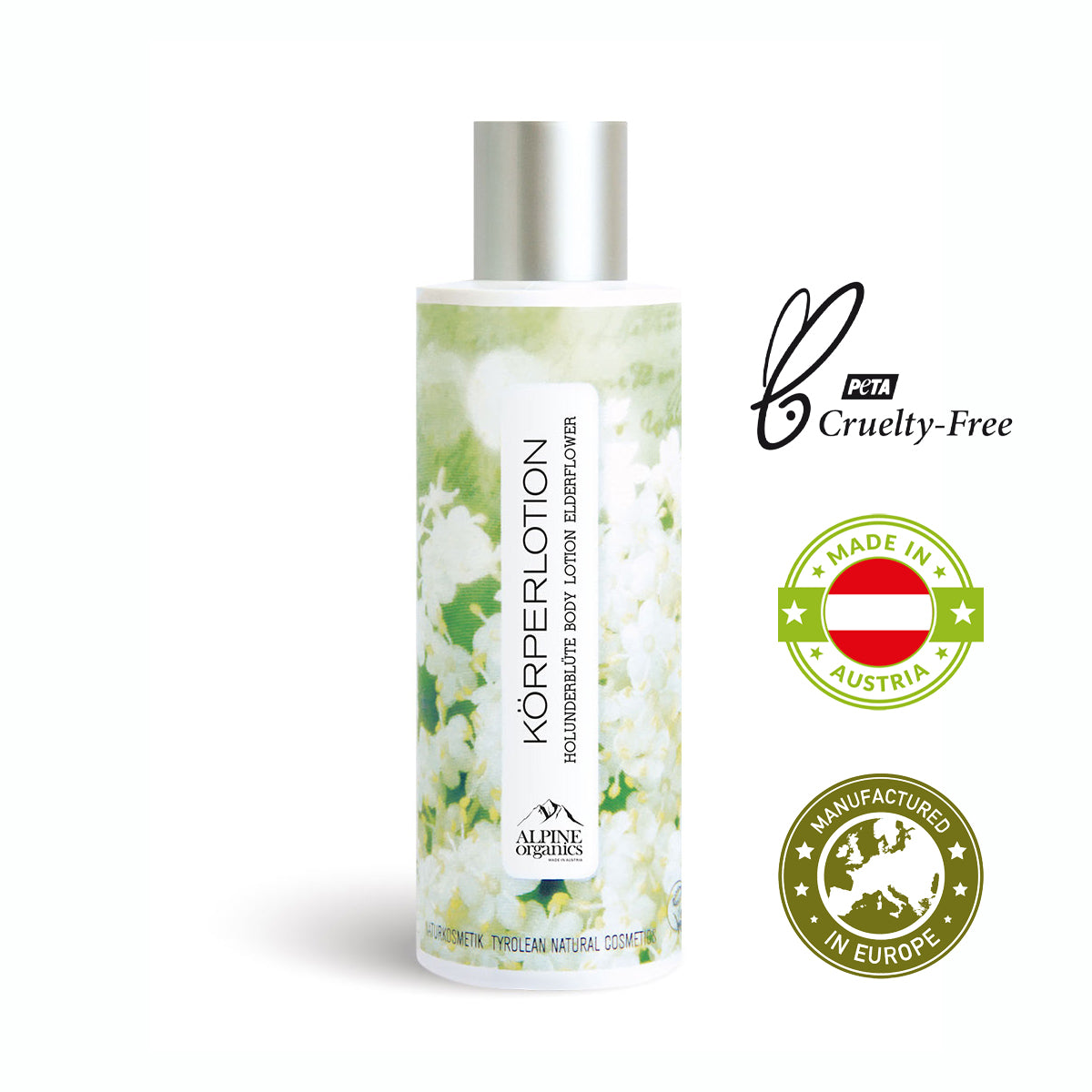 Haarspülung Holunder 200 ml 'Alpine Organics' - gefertigt in Österreich