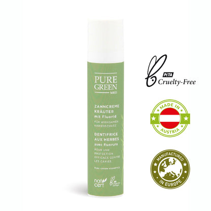 Zahncreme mit Fluorid 50 ml 'Med' - gefertigt in Österreich