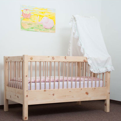 Zirbenbett  'Dreamland Shelter' | Das 'mitwachsende' Gitterbett | inkl. Lattenrost | 70 x140 cm