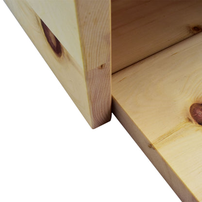 Flexibler Brotkasten aus Zirbenholz 30x23x14,5 cm (LxTxH)