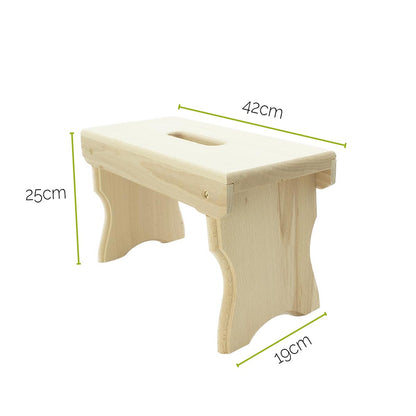 Holzschemel 3er-Set ‘Stand Up’ aus Buche - echte Handarbeit