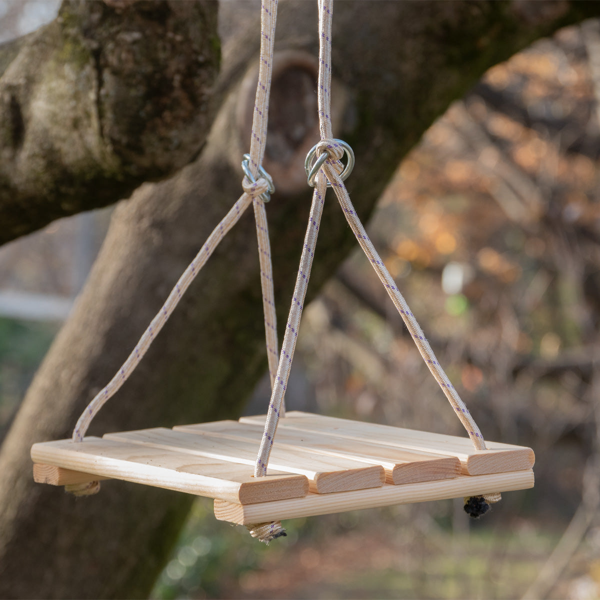 Schaukel ‘Fun’ aus Massivholz für Kinder und Erwachsene - Indoor und Outdoor