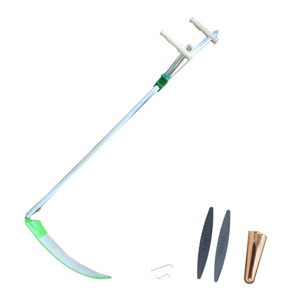 Set Gartensense inkl. Kupferkumpf & Wetzsteine - Sensenblatt 60 cm - Metall-Wurf 150 cm