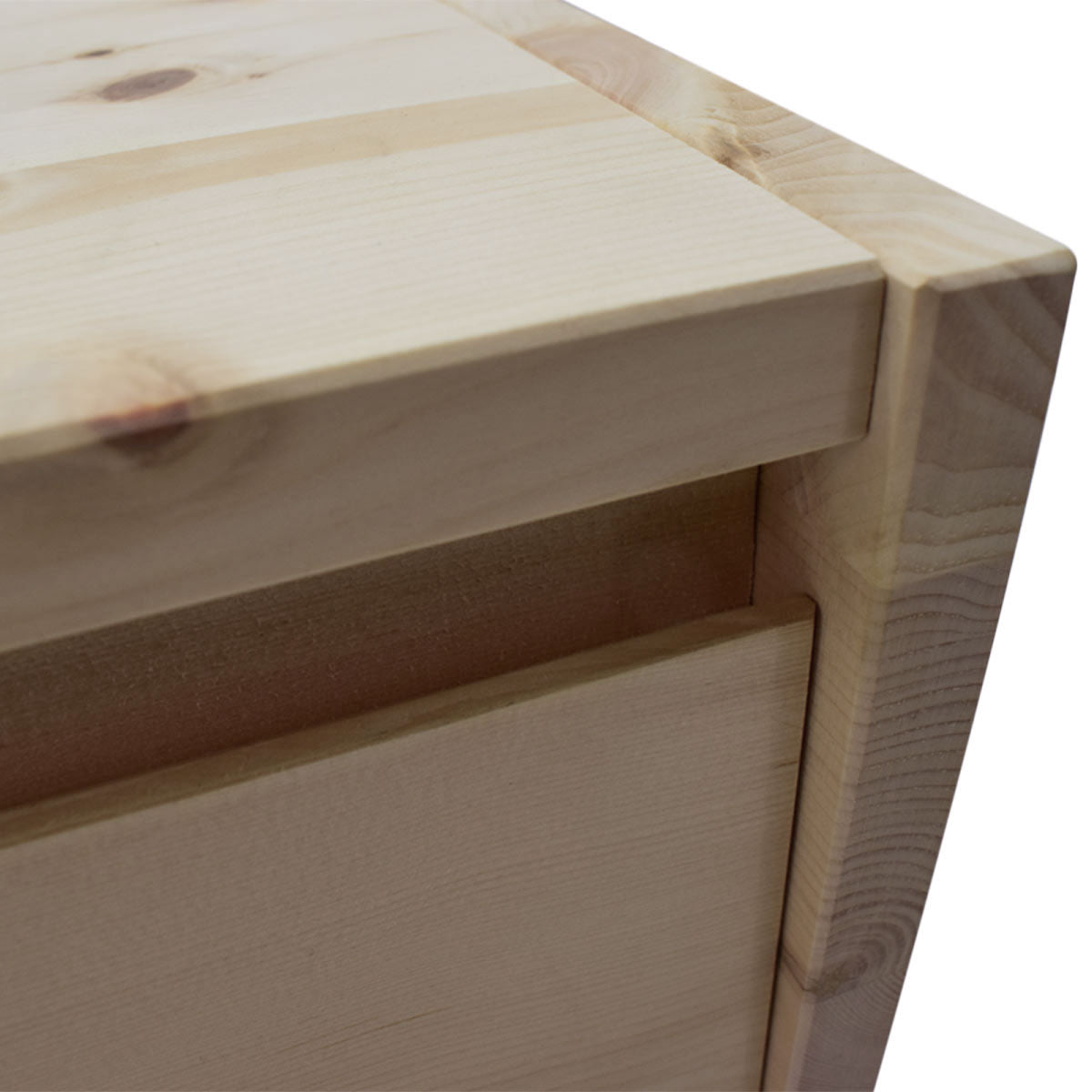 Flexibler Brotkasten aus Zirbenholz 30x23x14,5 cm (LxTxH)