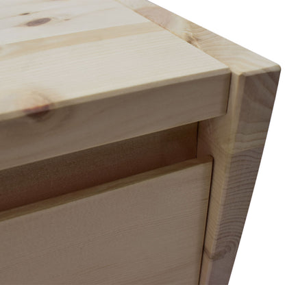 Flexibler Brotkasten aus Zirbenholz 30x23x14,5 cm (LxTxH)