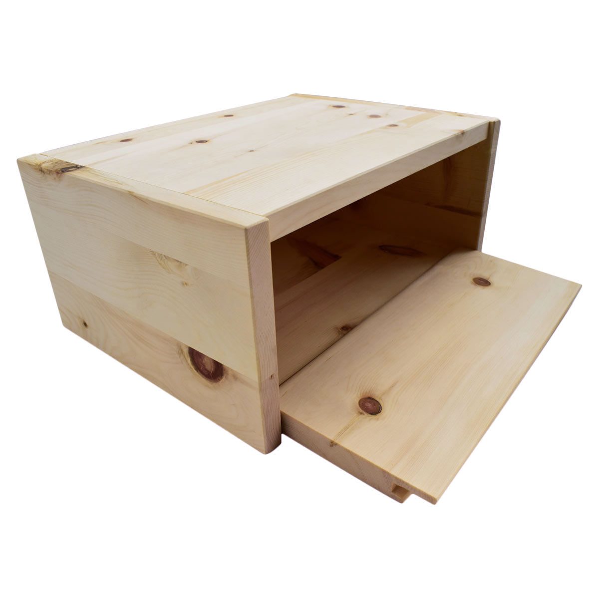 Flexibler Brotkasten aus Zirbenholz 30x23x14,5 cm (LxTxH)