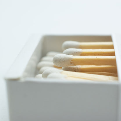 Elegante Zündhölzer 'Feuer & Flamme' | mit Gedicht bedruckt | 2er-Set klein | L10,5 x B3,5 x H2 cm