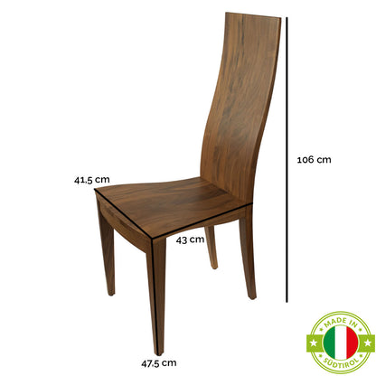 Eleganter Stuhl  - 'Sitwell Fine' nuss roh