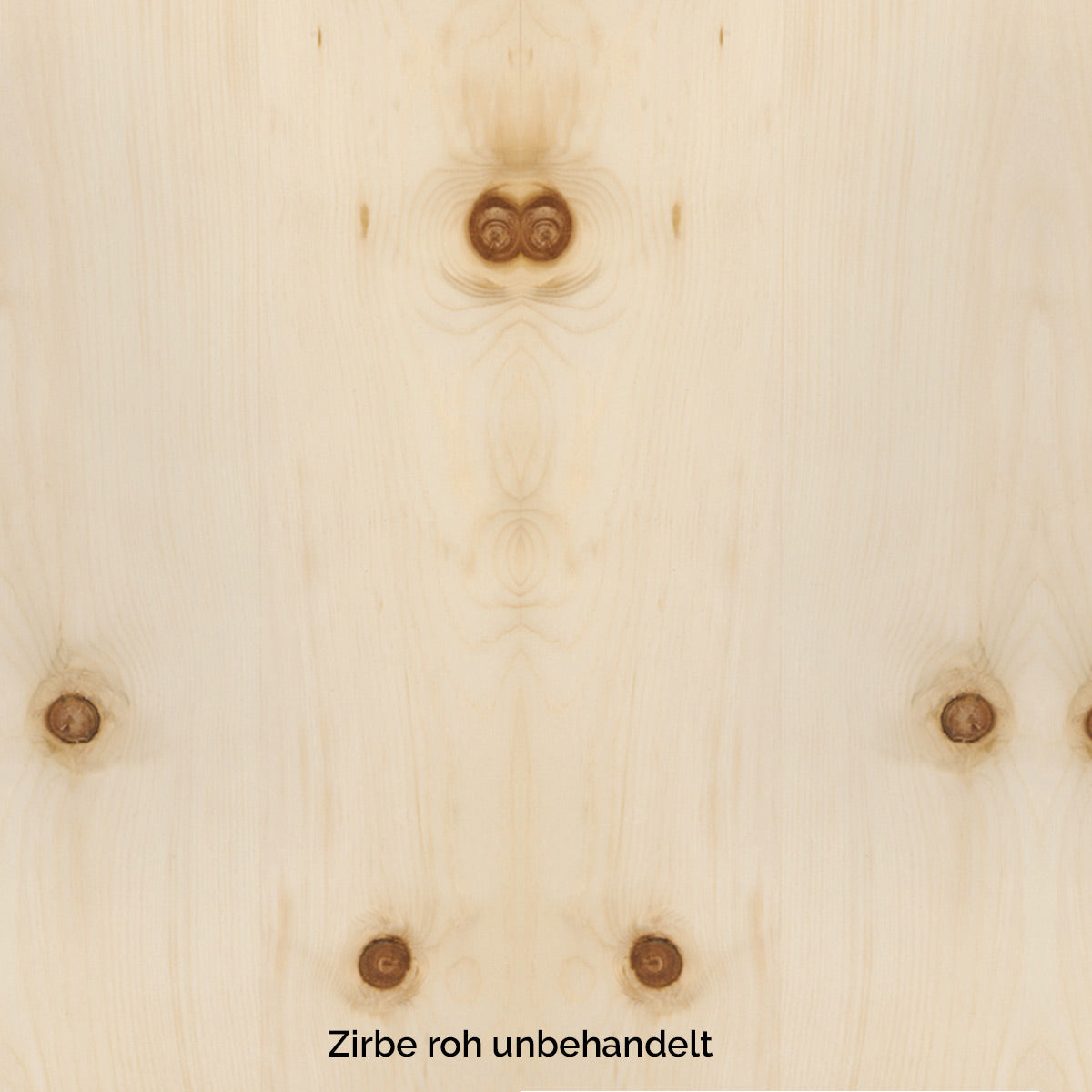 Klassischer Massivholzschrank 'Dream Base'  2tuerig/b105 Zirbe roh