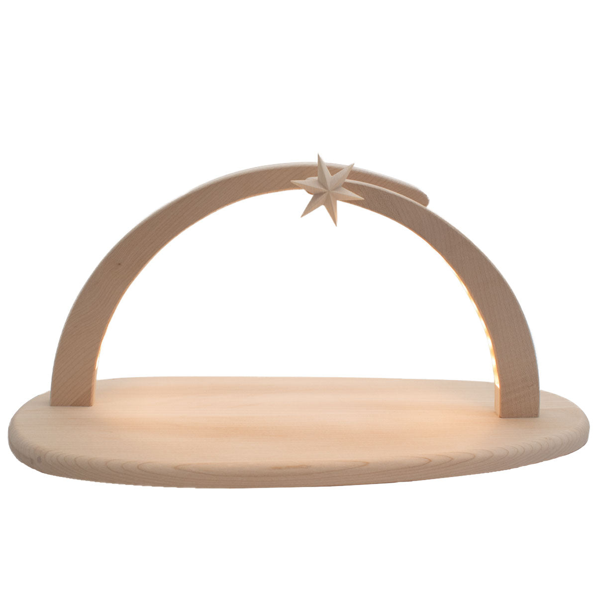 Stall mit Beleuchtung ‘Sternenlicht' | Fichte natur | gleichmäßiges & angenehmes Licht | Made in Südtirol