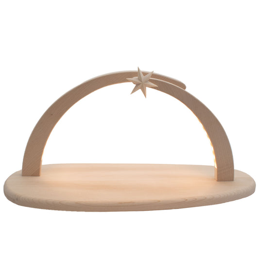 Stall mit Beleuchtung ‘Sternenlicht' | Fichte natur | gleichmäßiges & angenehmes Licht | Made in Südtirol