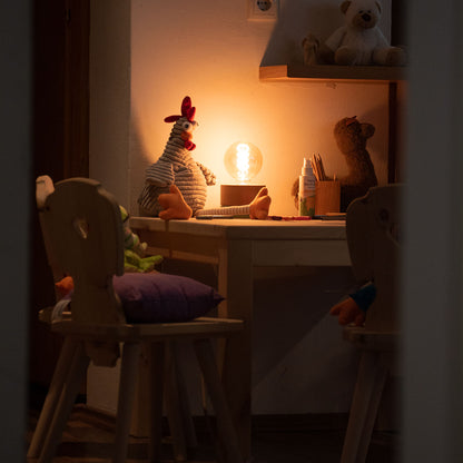 Pauline das Zirben-Huhn | gefüllt mit 100% naturreinen Zirbenflocken | Handgefertigt in Österreich 40 cm Höhe