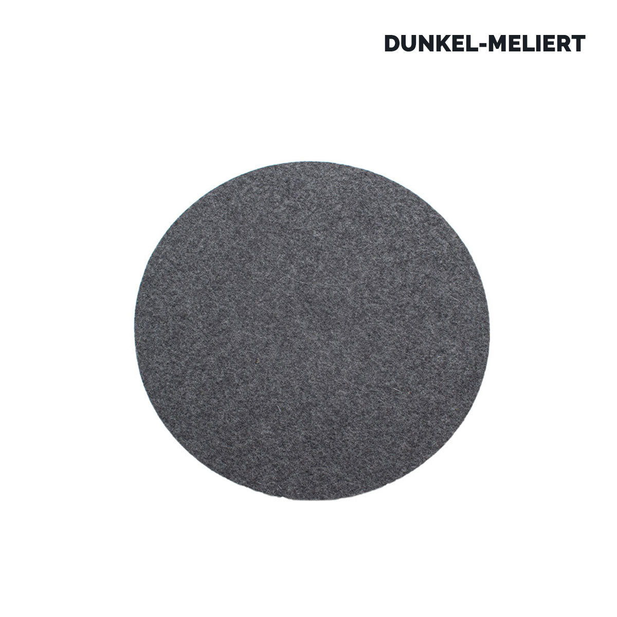 Sitz- oder Tisch-Auflage 'Color' | rund | aus 100% Schafwolle | Lind Grün | Durchmesser 34 cm | Materialstärke 5 mm | Made in Germany
