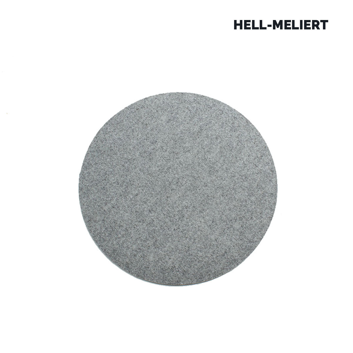 Sitz- oder Tisch-Auflage 'Color' | rund | aus 100% Schafwolle | Lind Grün | Durchmesser 34 cm | Materialstärke 5 mm | Made in Germany