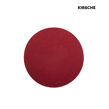 Sitz- oder Tisch-Auflage 'Color' | rund | aus 100% Schafwolle | Lind Grün | Durchmesser 34 cm | Materialstärke 5 mm | Made in Germany