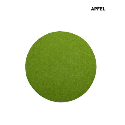 Sitz- oder Tisch-Auflage 'Color' | rund | aus 100% Schafwolle | Lind Grün | Durchmesser 34 cm | Materialstärke 5 mm | Made in Germany