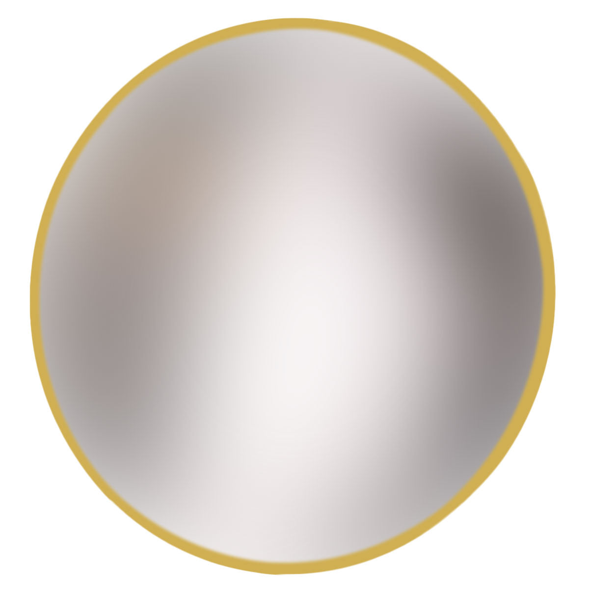 Spiegel rund 'Matteo' | DM 50 cm | in gold | Manufactured in Europe