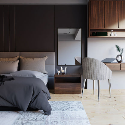 Spiegel rechteckig 'Er' | 60 x 90 x 0,4 cm | in schwarz | Manufactured in Europe
