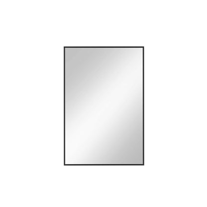 Spiegel rechteckig 'Er' | 60 x 90 x 0,4 cm | in schwarz | Manufactured in Europe