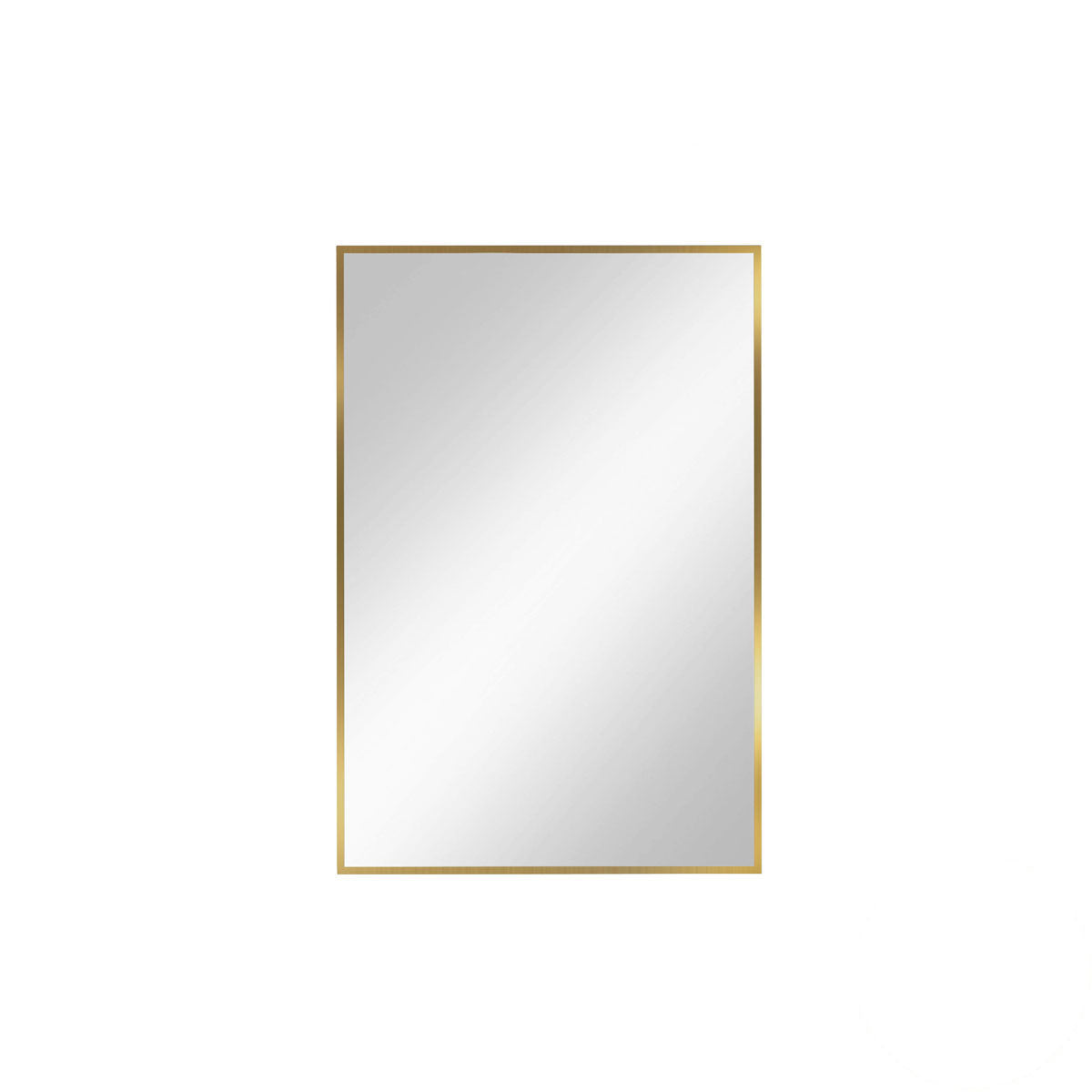 Spiegel rechteckig 'Er' | 60 x 90 x 0,4 cm | in gold | Manufactured in Europe
