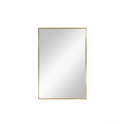 Spiegel rechteckig 'Er' | 60 x 90 x 0,4 cm | in gold | Manufactured in Europe
