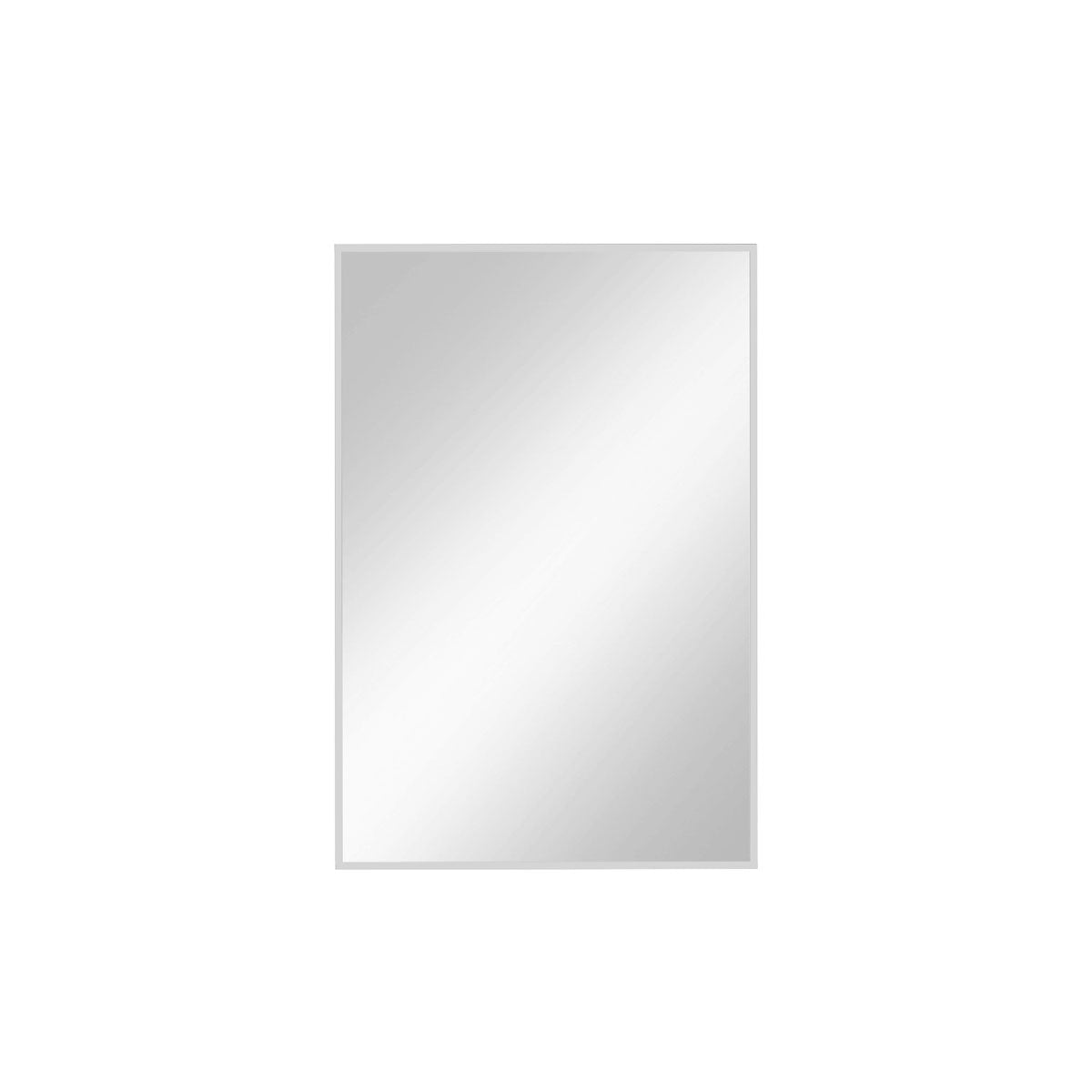 Spiegel rechteckig 'Er' | 60 x 90 x 0,4 cm | in weiß | Manufactured in Europe