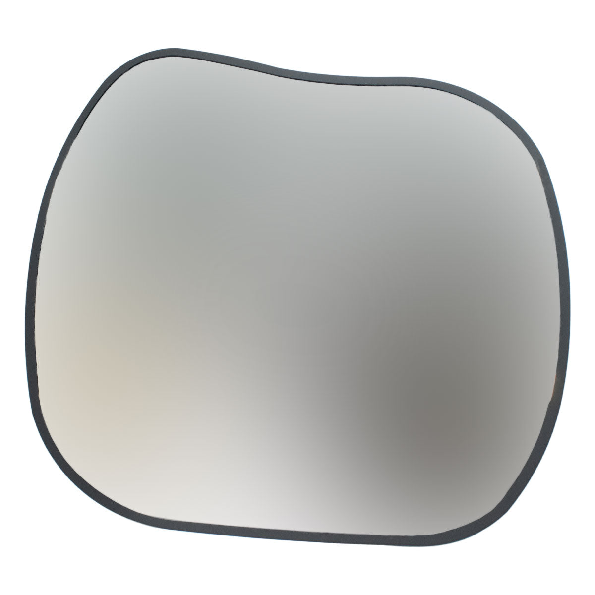 Spiegel organisch 'Xenia' | 50 x 43 cm | in schwarz | Manufactured in Europe
