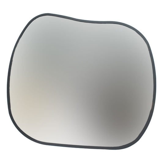 Spiegel organisch 'Xenia' | 50 x 43 cm | in schwarz | Manufactured in Europe