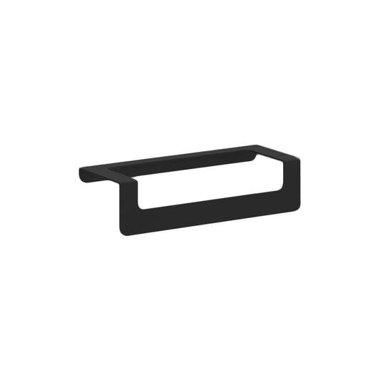 Handtuchhalter Wandmontage 'Jonatan' | Stahlblech 2 mm lackiert | 24 x 9 x 6 cm | in schwarz | Manufactured in Europe