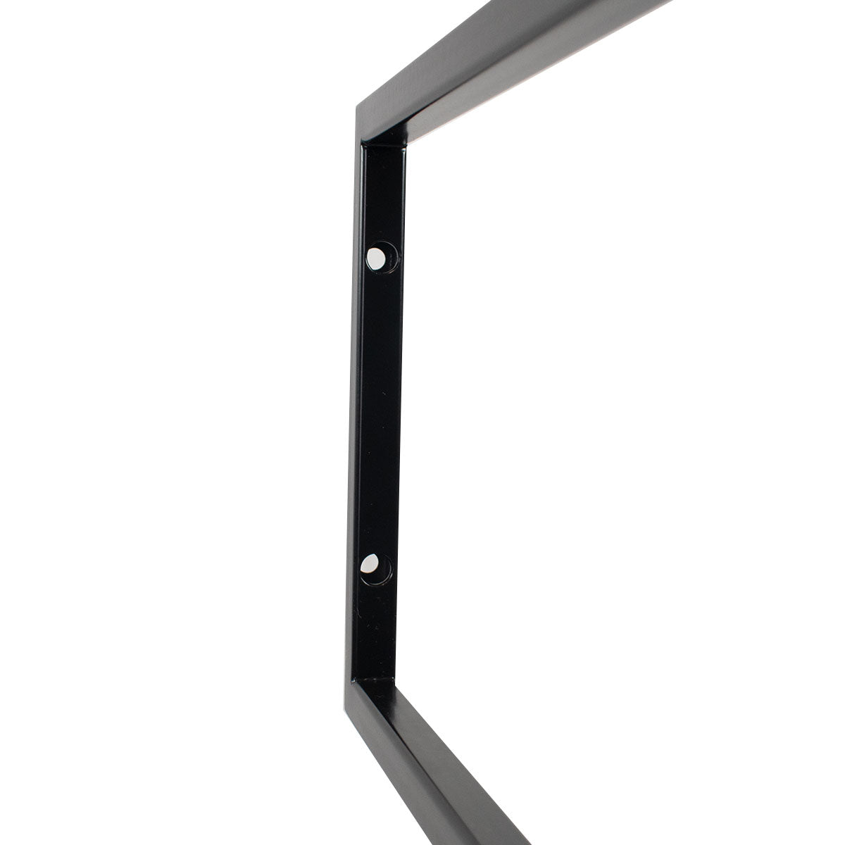 Handtuchhalter zweiläufig hängend 'Liam' | Metallhohlrohr lackiert | 40 x 20 x 110 cm | in schwarz | Manufactured in Europe