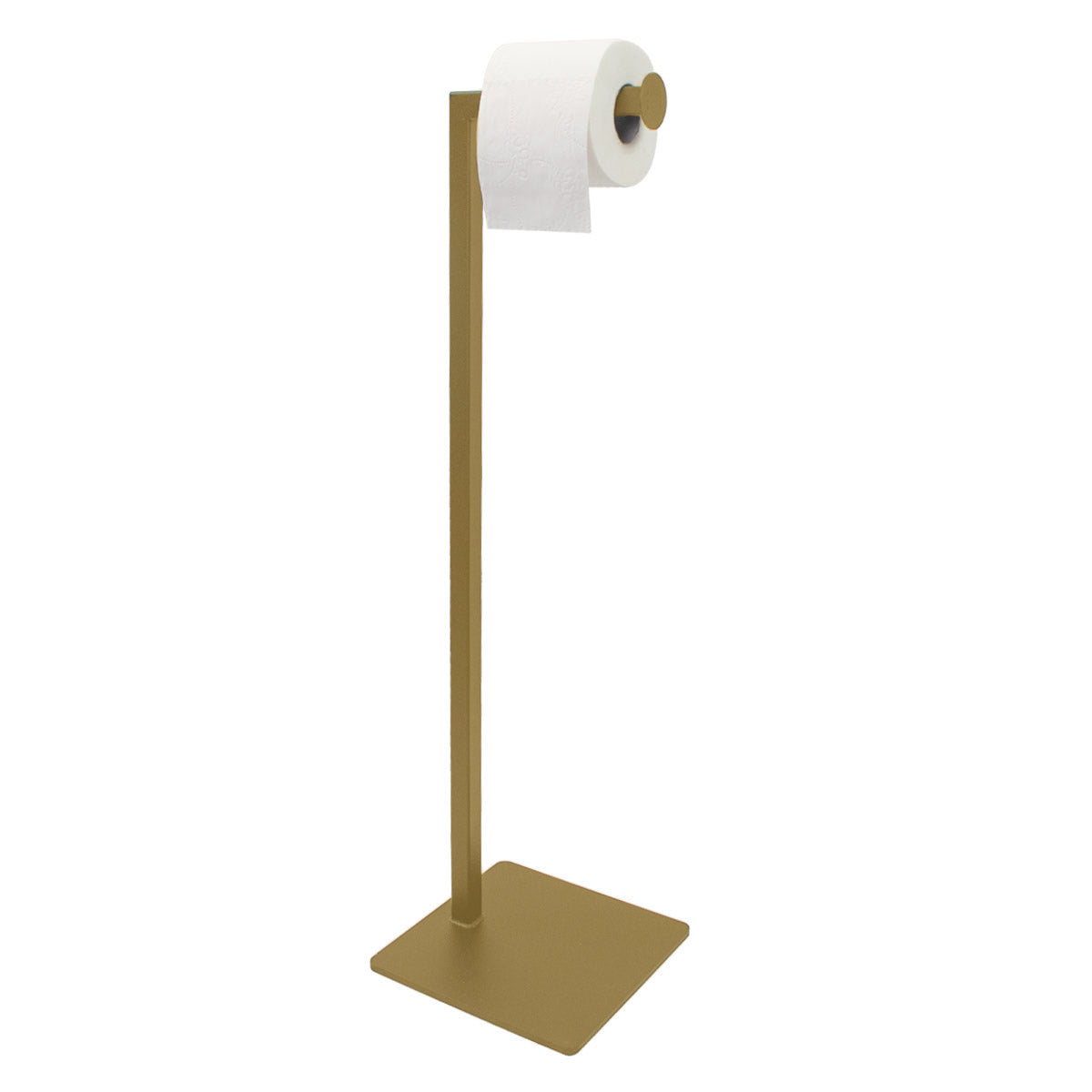 Toilettenpapier Ständer 'Levi' | Metallhohlrohr lackiert | in schwarz | Manufactured in Europe