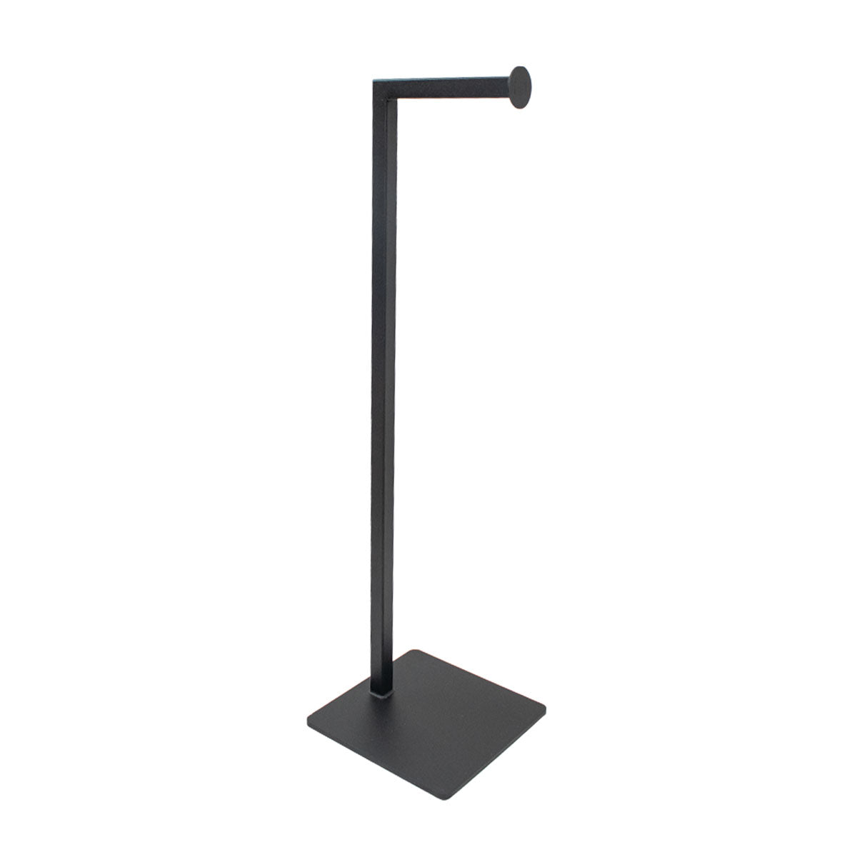 Toilettenpapier Ständer 'Levi' | Metallhohlrohr lackiert | in schwarz | Manufactured in Europe