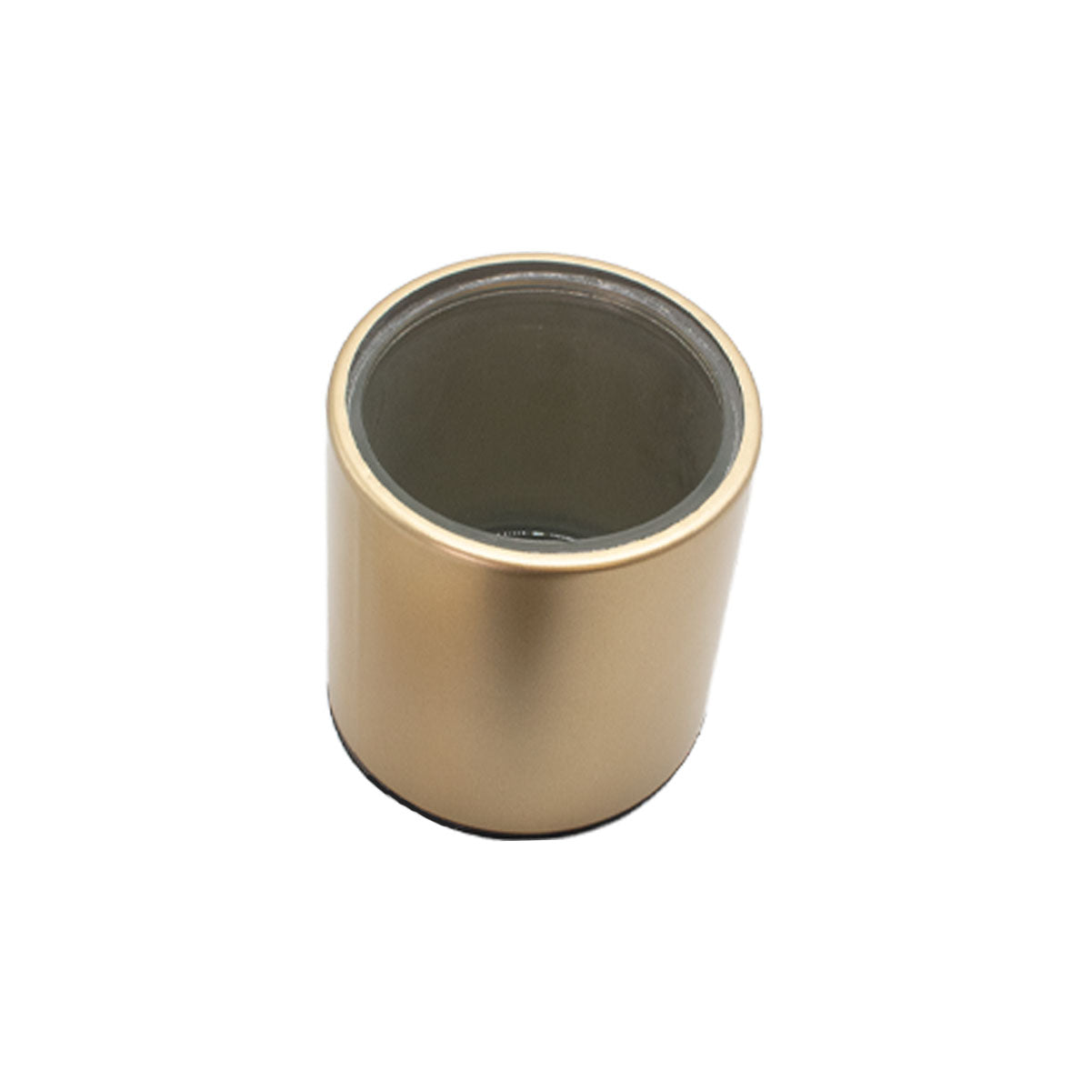 WC-Bürste 'Milo' | Glas-Metall-Behälter | in schwarz | Manufactured in Europe