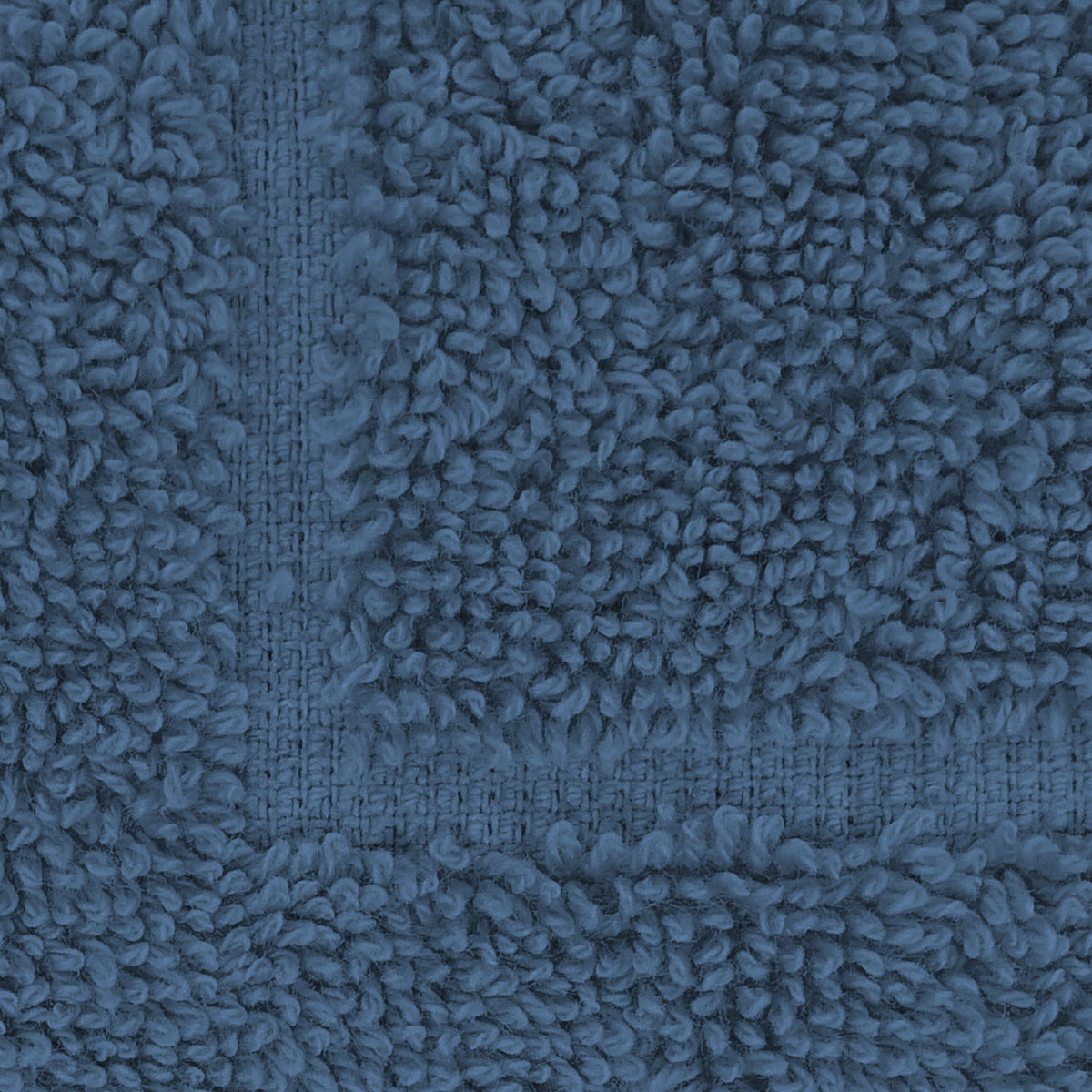 Frottier Badvorleger 'Enrico' | 50 x 70 cm | 100% Baumwolle | in Blau