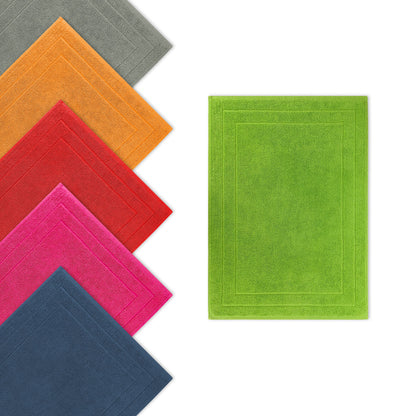Frottier Badvorleger 'Enrico' | 50 x 70 cm | 100% Baumwolle | in Pink