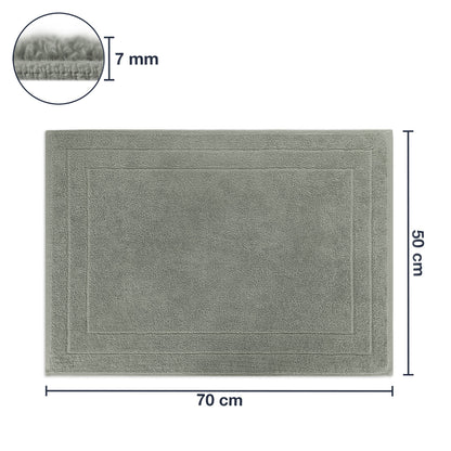 Frottier Badvorleger 'Enrico' | 50 x 70 cm | 100% Baumwolle | in Pink