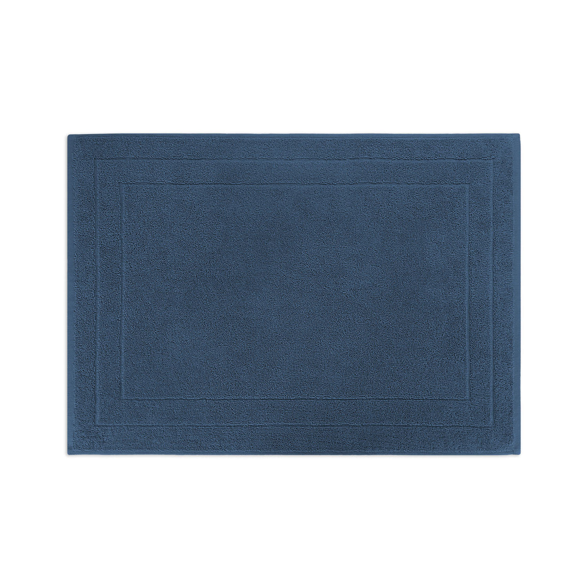 Frottier Badvorleger 'Enrico' | 50 x 70 cm | 100% Baumwolle | in Blau