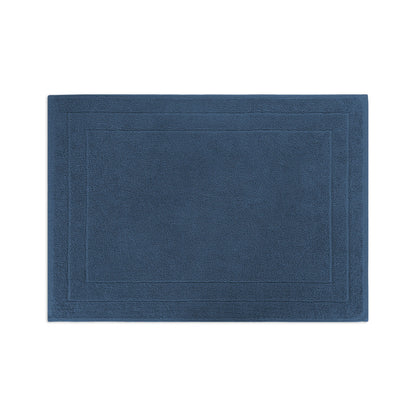 Frottier Badvorleger 'Enrico' | 50 x 70 cm | 100% Baumwolle | in Blau