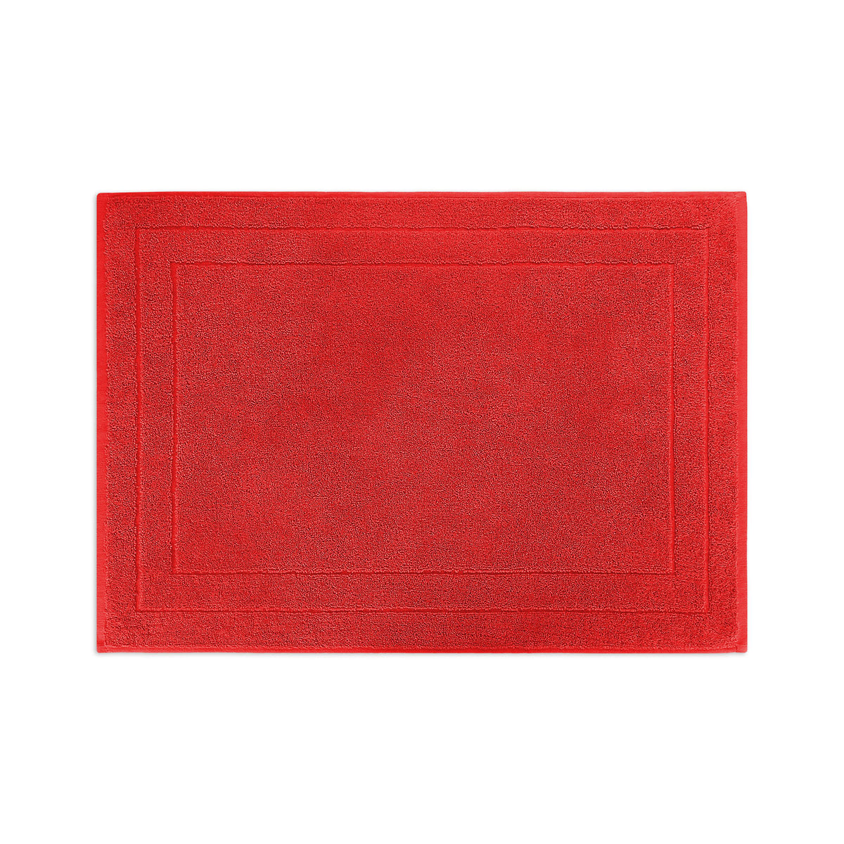 Frottier Badvorleger 'Enrico' | 50 x 70 cm | 100% Baumwolle | in Rot