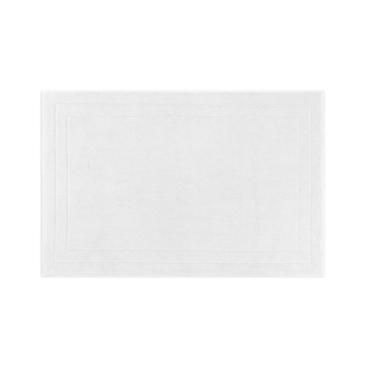 Frottier Badvorleger 'Edward' | 60 x 90 cm | 100% Baumwolle | in Weiß