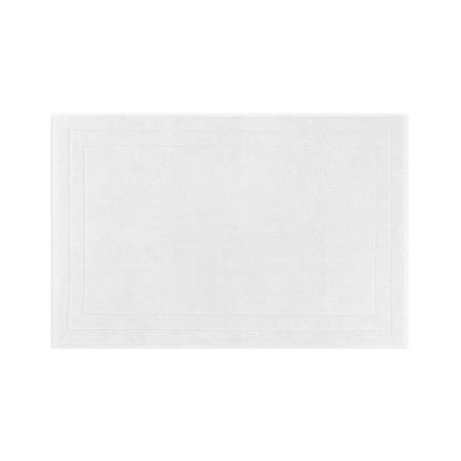 Frottier Badvorleger 'Edward' | 60 x 90 cm | 100% Baumwolle | in Weiß