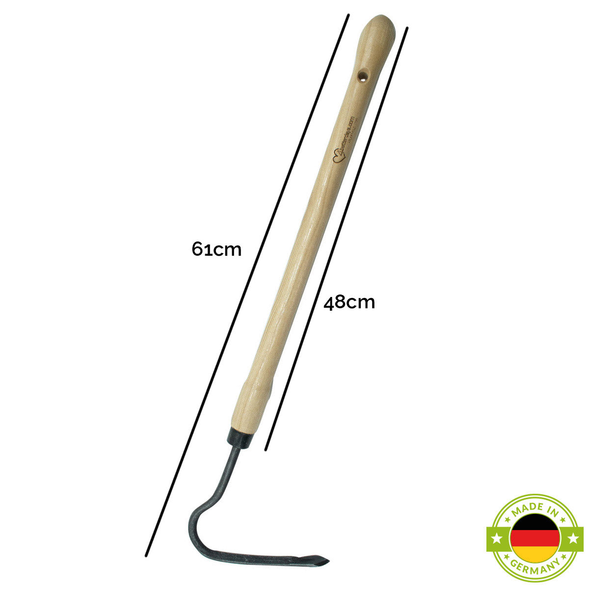 Sauzahn | aus Schwedenstahl | mit 14 cm ergonomischem Eschengriff | handgeschmiedet in Deutschland