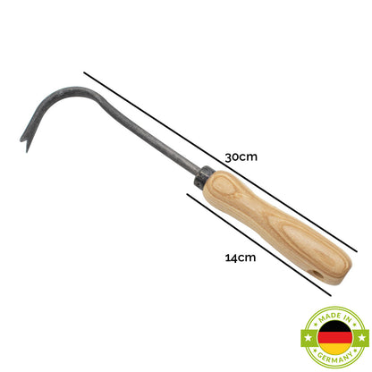 Handjäter | aus Schwedenstahl | mit 14 cm ergonomischen Eschengriff | handgeschmiedet in Deutschland