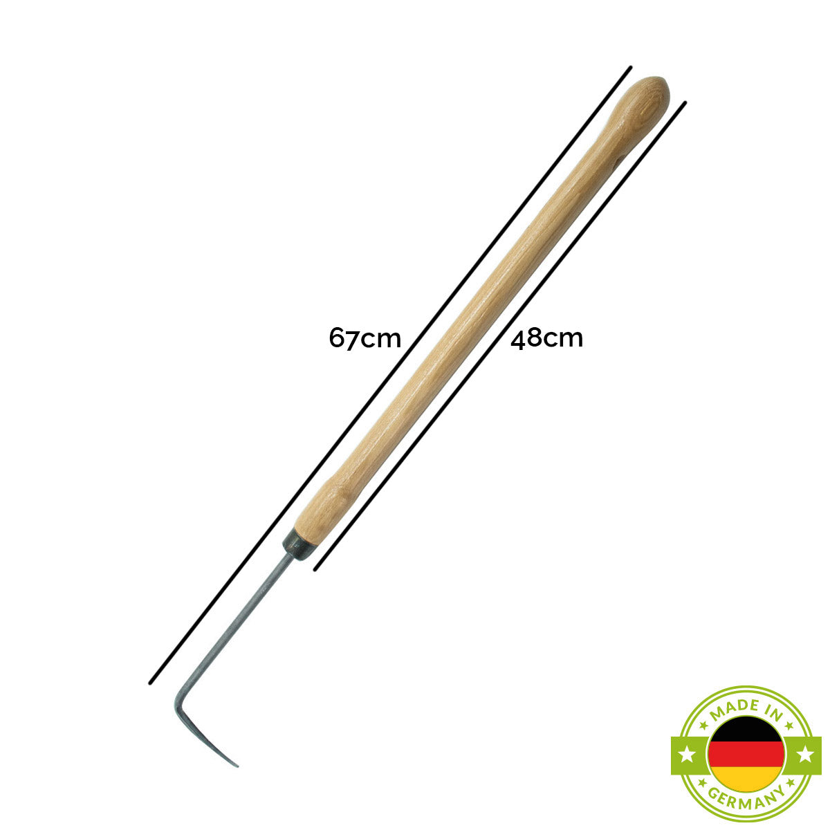 Giersche-Jäter | mit 14 cm ergonomischen Eschengriff