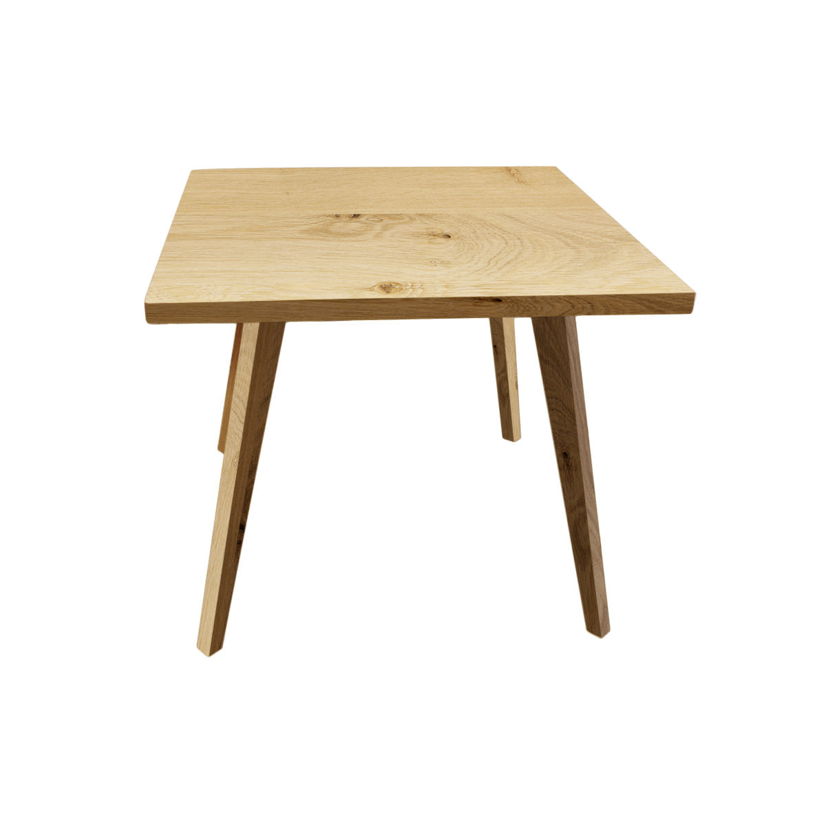 Massivholztisch 'Heidi' | Eiche | 90x90x76 cm | abnehmbaren Beinen