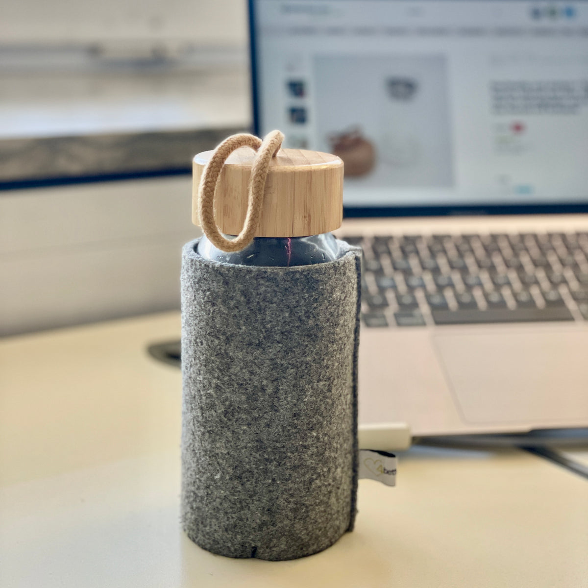 Nachhaltig und stylisch I TO GO Trinkflasche (400ml)